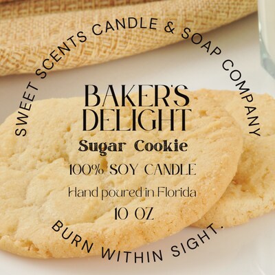 10 oz Soy Jar Candle Sugar Cookie - image1
